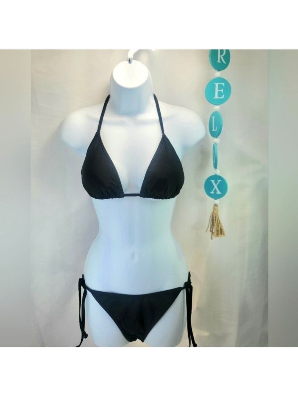 Xhilaration Black Bikini Set Size Small Medium